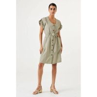 рокля,дамски,поли,и,рокли,garcia,q40088,short,sleeve,short,dress,seagrass