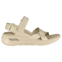 сандали,дамски,сандали,и,чехли,skechers,go,walk,arch,fit,sandals,natural,textile,(golden)