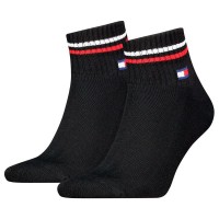 чорапи,мъжки,чорапи,tommy,hilfiger,iconic,quarter,short,socks,2,pairs,black,(multicolor)