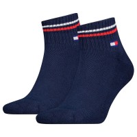 чорапи,мъжки,чорапи,tommy,hilfiger,iconic,quarter,short,socks,2,pairs,dark,navy,(multicolor)