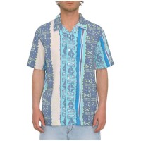 риза,с,къс,ръкав,дамски,ризи,мъжки,ризи,volcom,bold,moves,short,sleeve,shirt,blue,(crete,blue)