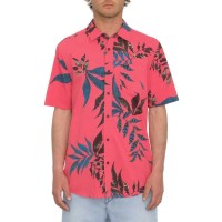 риза,с,къс,ръкав,дамски,ризи,мъжки,ризи,volcom,paradiso,floral,short,sleeve,shirt,pink,(washed,ruby)