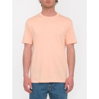 тениска,мъжки,тениски,volcom,stone,blanks,basic,short,sleeve,t,shirt,salmon,(orange)