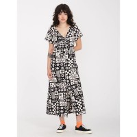 рокля,дамски,поли,и,рокли,volcom,sunny,wild,short,sleeve,midi,dress,black,(multicolor)