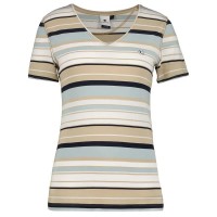 тениска,дамски,тениски,luhta,kivihaka,l,short,sleeve,v,neck,t,shirt,multicolor,(light,green)