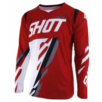 блуза,с,дълъг,ръкав,мъжки,тениски,дамски,тениски,shot,score,long,sleeve,jersey,red,(red,white)