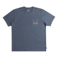 тениска,мъжки,тениски,billabong,stacked,arch,pkt,short,sleeve,t,shirt,slate,blue,(blue)