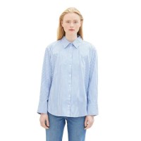 дамски,блузи,дамски,ризи,tom,tailor,striped,poplin,shirt,blue