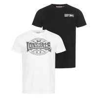 тениска,мъжки,тениски,lonsdale,clonkeen,short,sleeve,t,shirt,2,units,black,white,(multicolor)