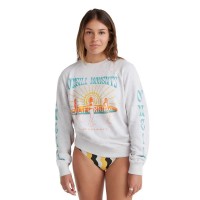 блуза,дамски,блузи,o´neill,beach,vintage,sweatshirt,white,melange,(white)