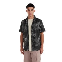риза,с,къс,ръкав,мъжки,ризи,o´neill,mix&match,floral,short,sleeve,shirt,black,tonal,tropican,(black)