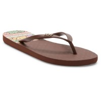 джапанки,дамски,сандали,и,чехли,roxy,viva,printed,flip,flops,brown,(golden)