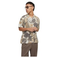 риза,с,къс,ръкав,мъжки,ризи,jack,&,jones,palma,resort,short,sleeve,shirt,travertine,fit,relaxed,fit,(brown)