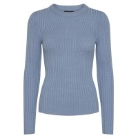 блуза,мъжки,пуловери,дамски,пуловери,pieces,crista,17115047,sweater,blue,(faded,denim)
