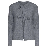 жилетка,дамски,пуловери,дамски,плетени,дрехи,pieces,silly,cardigan,medium,grey,melange,(grey)