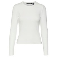 тениска,дамски,тениски,vero,moda,chloe,long,sleeve,t,shirt,snow,white,(white)