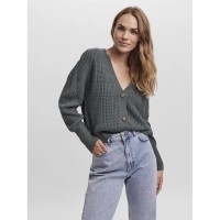 жилетка,дамски,пуловери,дамски,плетени,дрехи,vero,moda,lea,cardigan,balsam,green,(green,grey)