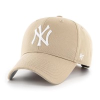 шапка,всички,шапки,47,mlb,new,york,yankees,raised,basic,mvp,cap,black,(beige)