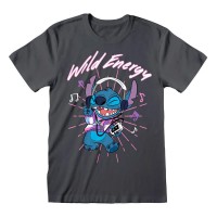тениска,мъжки,тениски,heroes,disney,lilo,and,stitch,wild,energy,short,sleeve,t,shirt,charcoal,(blue)