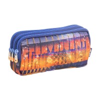канцеларски,принадлежности,milan,5,pocket,fizz,special,series,pencil,case,orange,(multicolor)