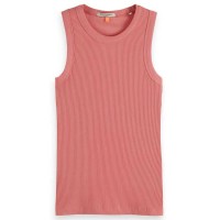тениска,дамски,тениски,scotch,&,soda,racer,sleeveless,t,shirt,peachy,(pink)