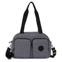 чанта,за,през,рамо,всички,чанти,kipling,cool,defea,11l,shoulder,bag,signature,print,(grey)