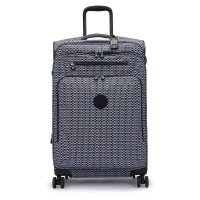 куфари,kipling,new,youri,spin,m,70l,trolley,bag,signature,print,(grey)