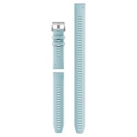 електро,garmin,quickfit®,22,mm,silicone,strap,silver,(azure,blue)