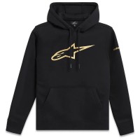 суичър,мъжки,пуловери,alpinestars,gilded,hoodie,black,gold,(black)