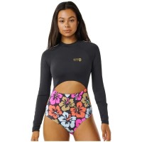 бански,костюм,дамски,бански,костюми,rip,curl,hibiscus,heat,plice,swimsuit,multico,(black)