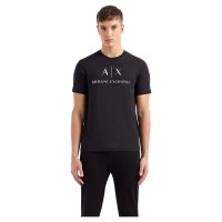 тениска,мъжки,тениски,armani,exchange,8nztcj,short,sleeve,t,shirt,black