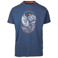 тениска,мъжки,тениски,trespass,flagel,short,sleeve,t,shirt,indigo,blue,marl