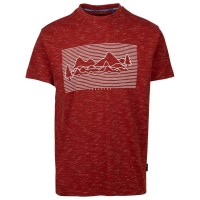 тениска,мъжки,тениски,trespass,karap,short,sleeve,t,shirt,salsa,(red)