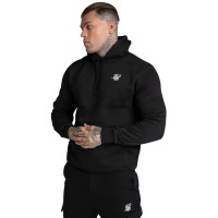 суичър,мъжки,пуловери,siksilk,essential,overhead,hoodie,black,(black)