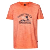тениска,мъжки,тениски,petrol,industries,tsr661,short,sleeve,t,shirt,fiery,coral,(orange)