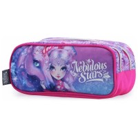 канцеларски,принадлежности,nebulous,serie,1,23,cm,pencil,case,pink,(multicolor)