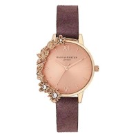 часовник,часовници,olivia,burton,ob16cb21,woman,watch,golden,brown,pink