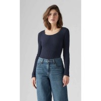 тениска,дамски,тениски,levi´s,®,dry,goods,waffle,long,sleeve,t,shirt,blue