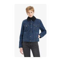 яке,мъжки,якета,дамски,якета,и,палта,levi´s,®,original,sherpa,trucker,denim,jacket,blue,(dark,indigo,flat,finish)