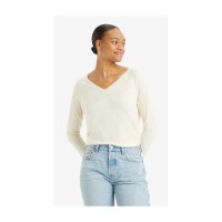 блуза,мъжки,пуловери,дамски,пуловери,levi´s,®,petal,v,neck,sweater,white,(neutrals,white,swan,0000)