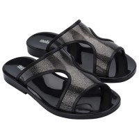 дамски,сандали,и,чехли,melissa,bikini,slides,black,glitter,(black)