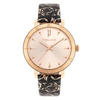 часовник,часовници,police,pl16033msrb.32,woman,watch,golden,(black,gold)