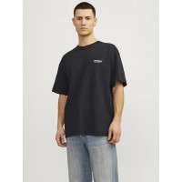 тениска,мъжки,тениски,jack,&,jones,mykonos,geo,short,sleeve,t,shirt,black