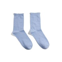 чорапи,дамски,чорапи,pieces,sebby,glitter,socks,blue,(hydrangea,detail,silver,lurex)