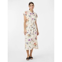 рокля,дамски,поли,и,рокли,yas,asina,short,sleeve,long,dress,whitecap,gray,aop,botanica,print,(multicolor)