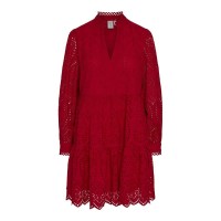 рокля,дамски,поли,и,рокли,yas,holi,long,sleeve,dress,salsa,(red)