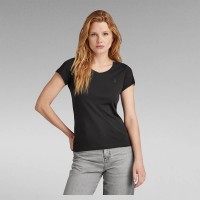 тениска,дамски,тениски,g,star,eyben,slim,v,t,2.0,short,sleeve,t,shirt,dark,black,(black)