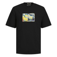 тениска,мъжки,тениски,jack,&,jones,noto,art,short,sleeve,t,shirt,black