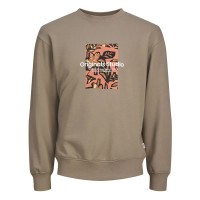 блуза,мъжки,пуловери,jack,&,jones,sequoia,sweatshirt,silver,sage,(beige)