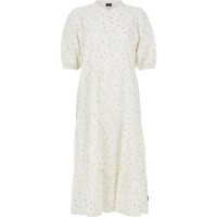 рокля,дамски,поли,и,рокли,protest,daila,short,sleeve,long,dress,canvas,off,white,(white)